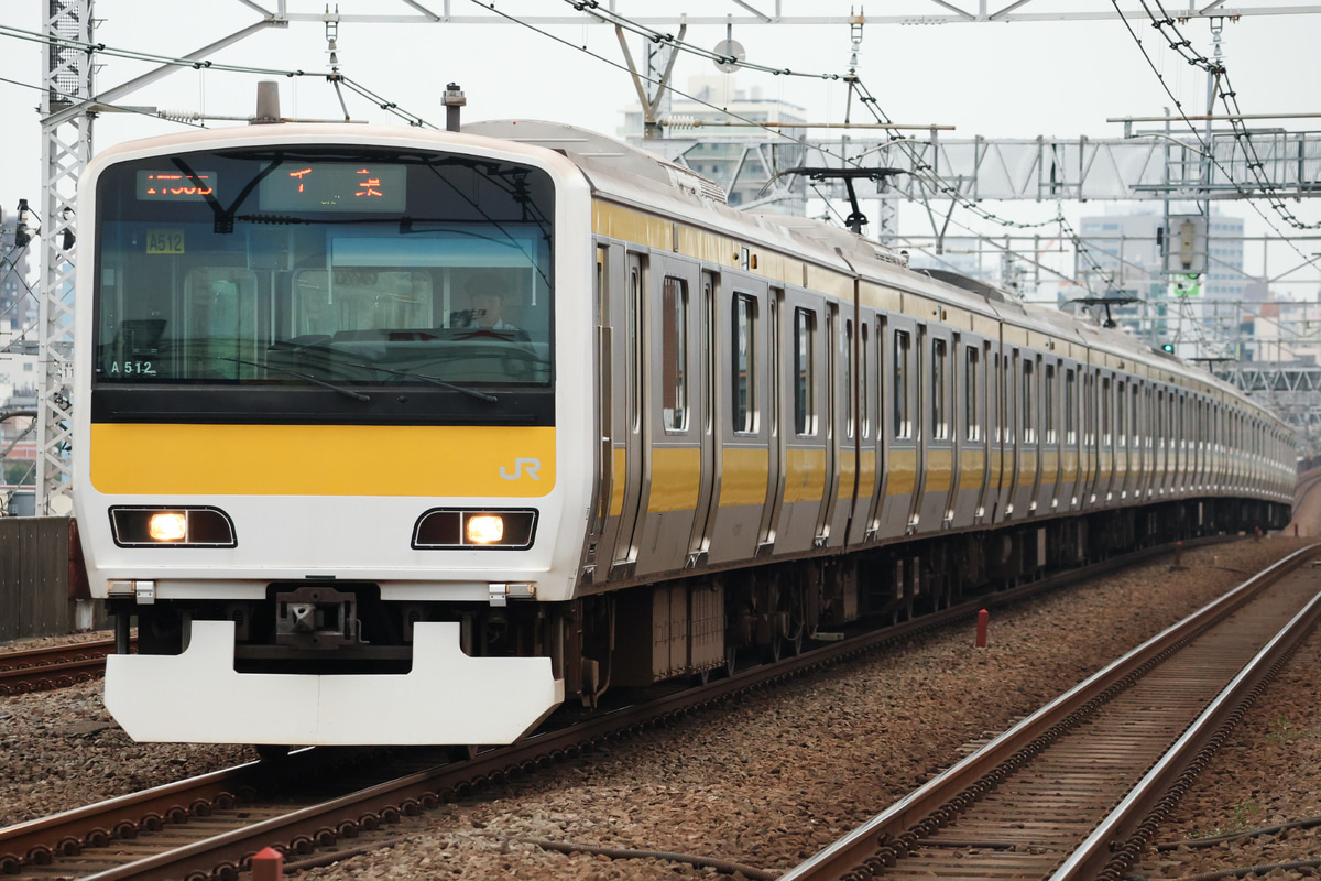 JR東日本 三鷹車両センター E231系 ミツA512編成