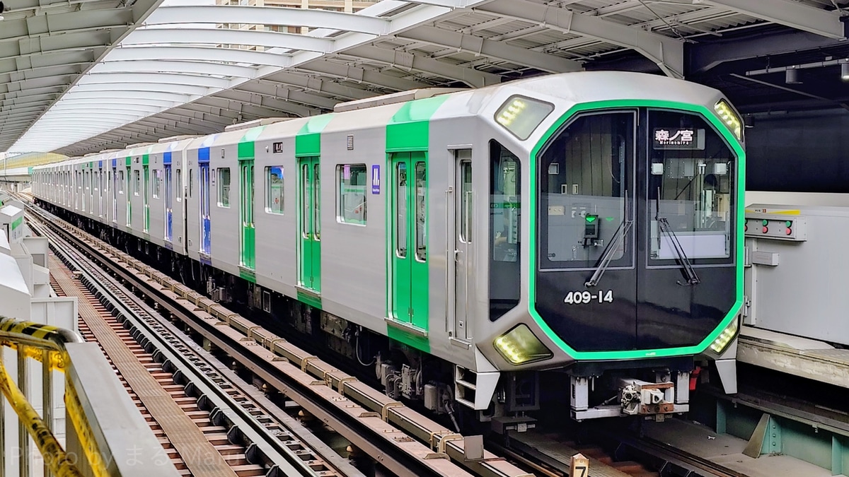 大阪市高速電気軌道 森之宮検車場 400系 406-14編成