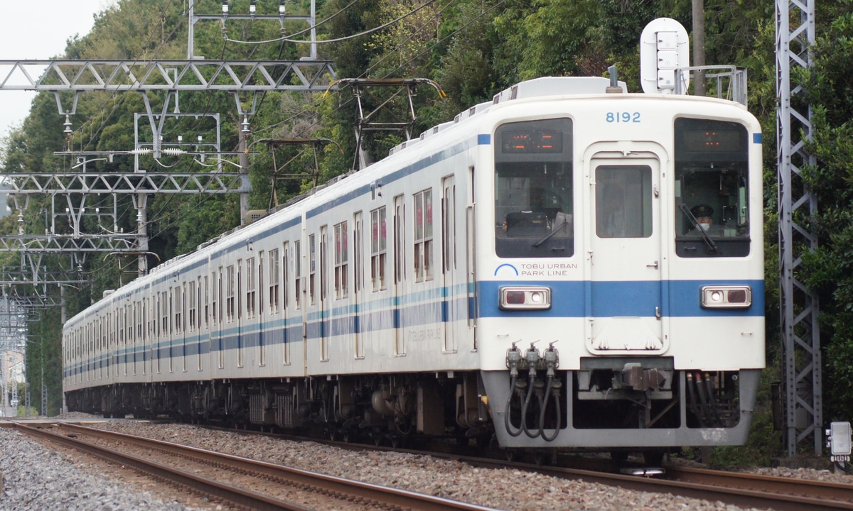 東武鉄道 南栗橋車両管区七光台支所 8000系 8192F