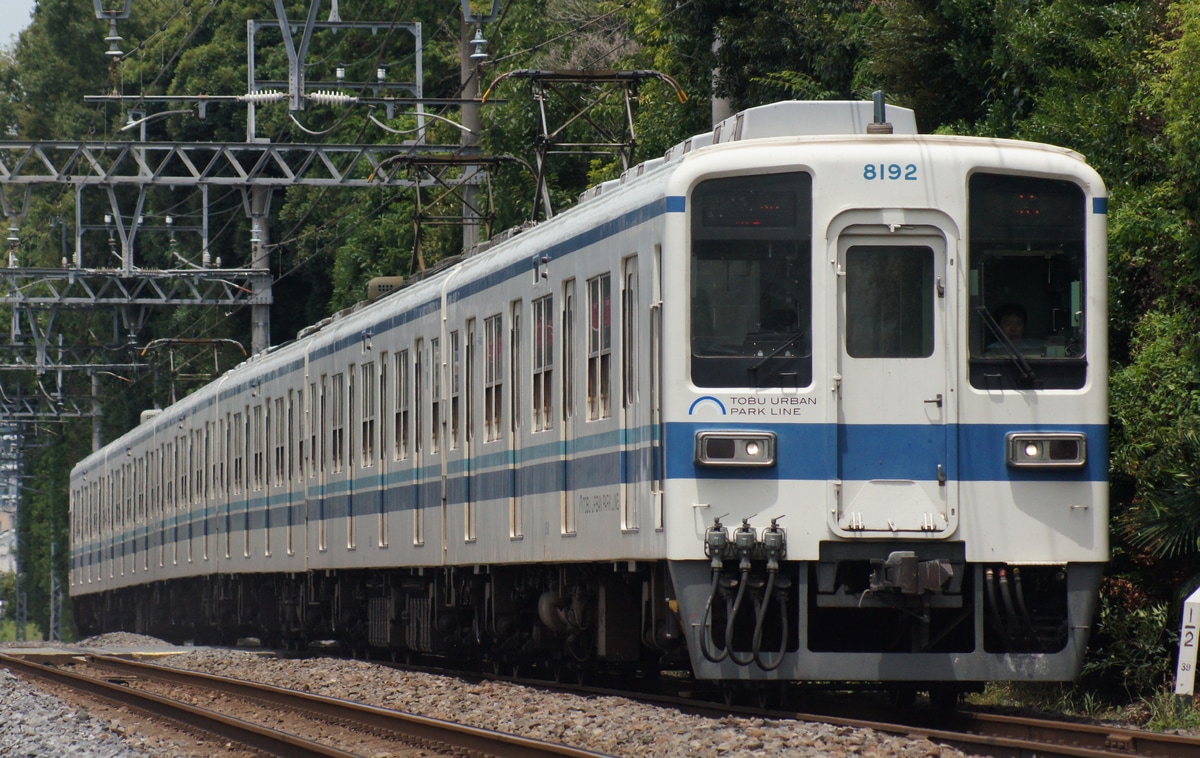 東武鉄道 南栗橋車両管区七光台支所 8000系 8192F