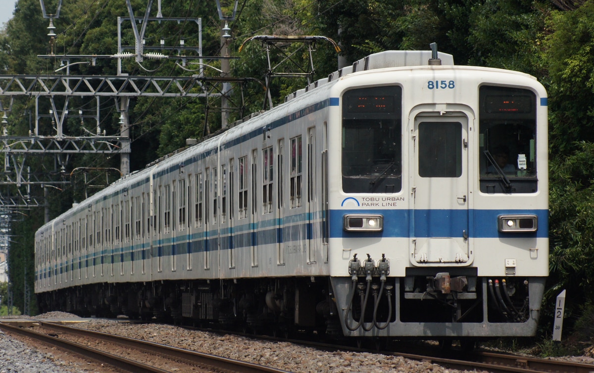 東武鉄道 南栗橋車両管区七光台支所 8000系 8158F