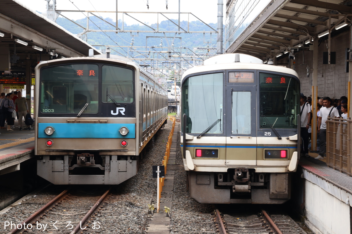 JR西日本 吹田総合車両所奈良支所 221系 NC614編成