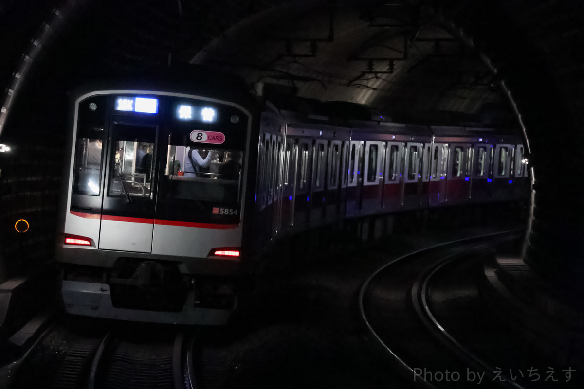 東急電鉄 元住吉検車区 5050系 5154F