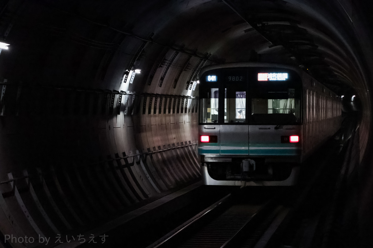 東京メトロ 王子検車区千住工場 9000系 9102F