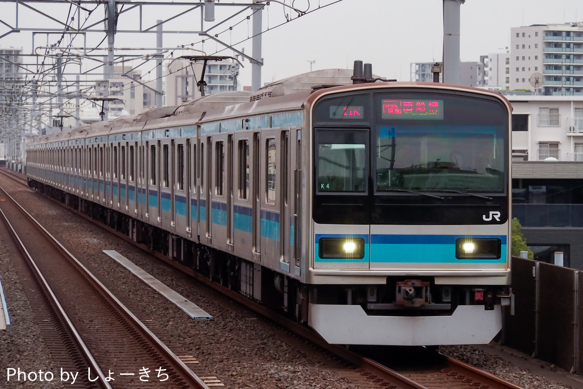 JR東日本 三鷹車両センター E231系 ミツK4編成