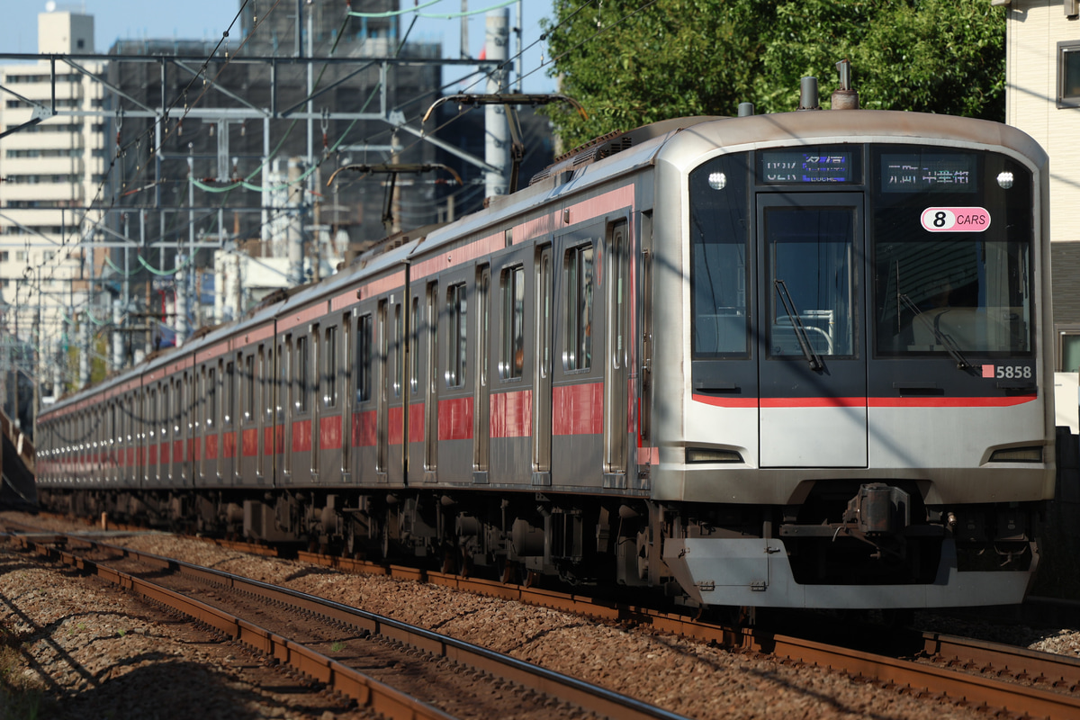 東急電鉄 元住吉検車区 5050系 5158F