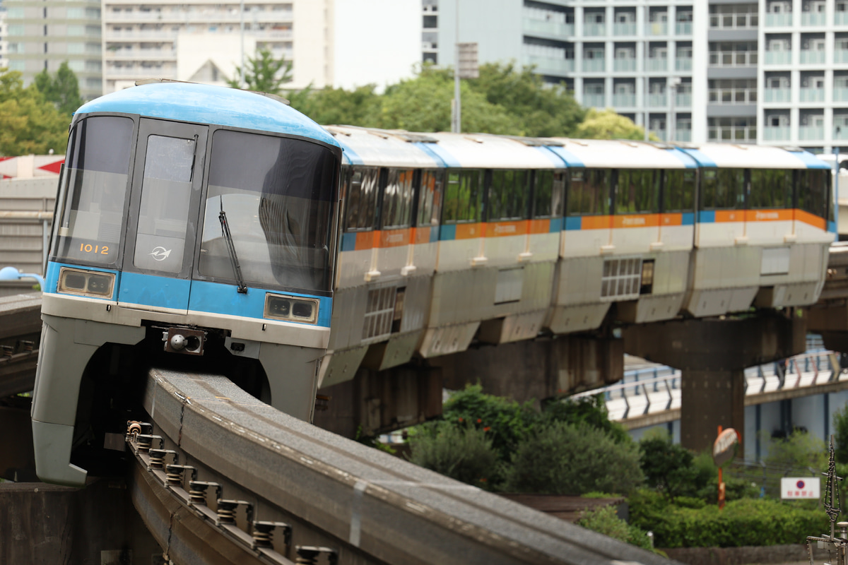 東京モノレール 昭和島車両区 1000形 1007F