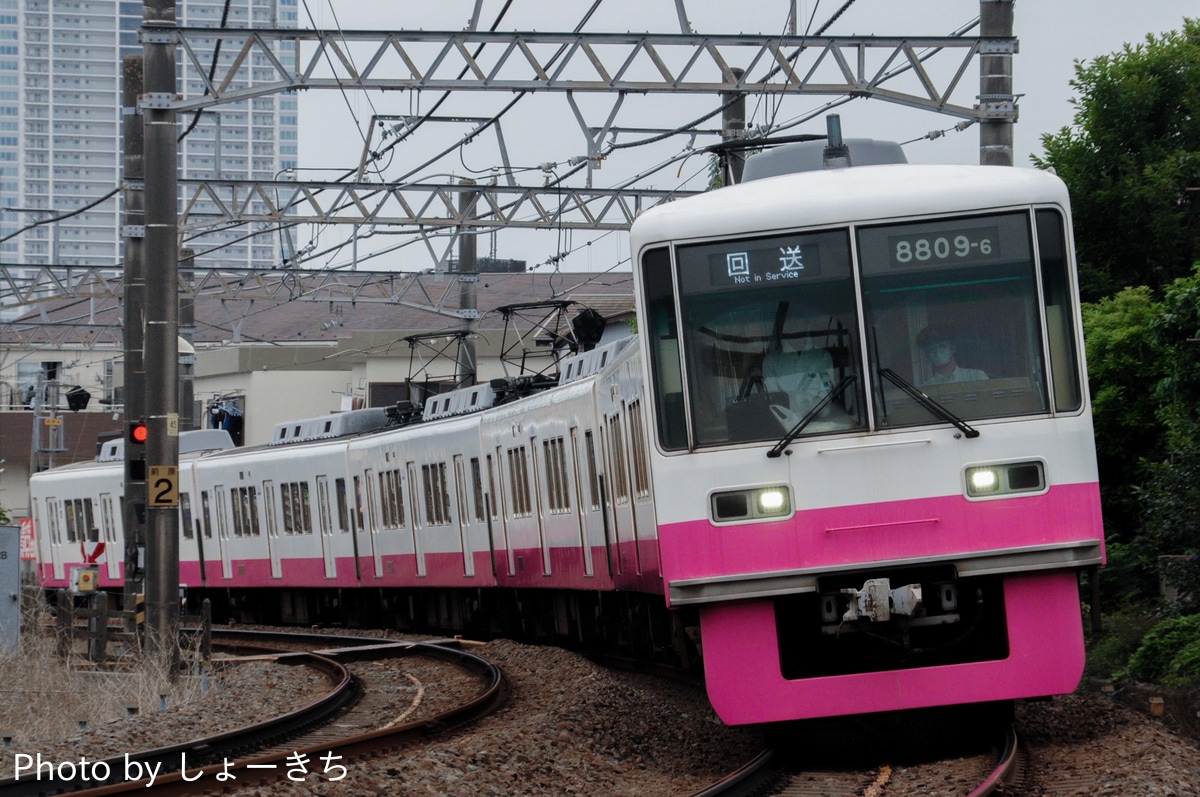 京成電鉄 くぬぎ山車両基地 8800形 8809F