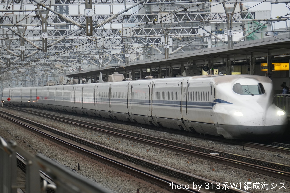 JR東海 鳥飼車両基地 N700S系 J28編成
