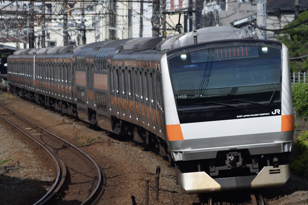 JR東日本 豊田車両ベース E233系 トタH59編成