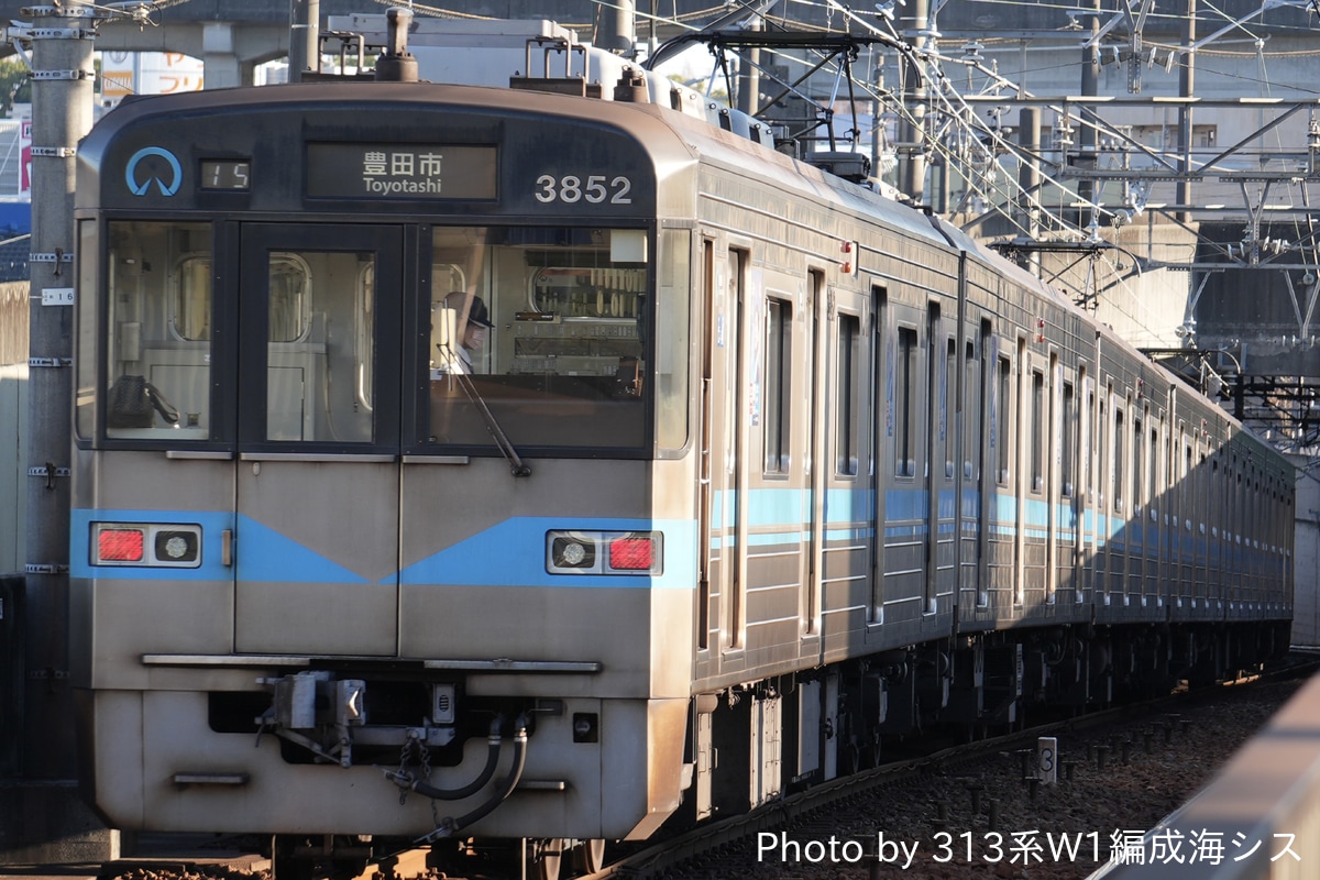 名古屋市交通局 日進工場 3050形 3152H