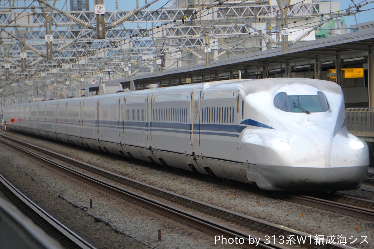 JR東海 大井車両基地 N700S系 J7編成