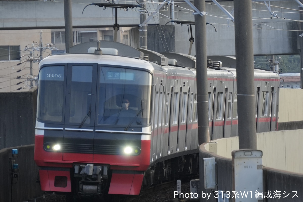 名古屋鉄道 舞木検査場 3300系 3305F