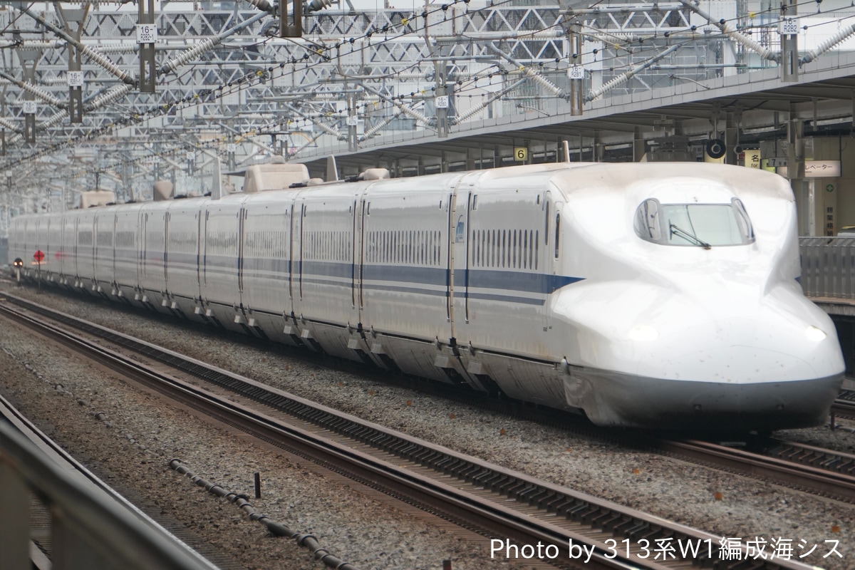 JR東海 鳥飼車両基地 N700A系 X62編成