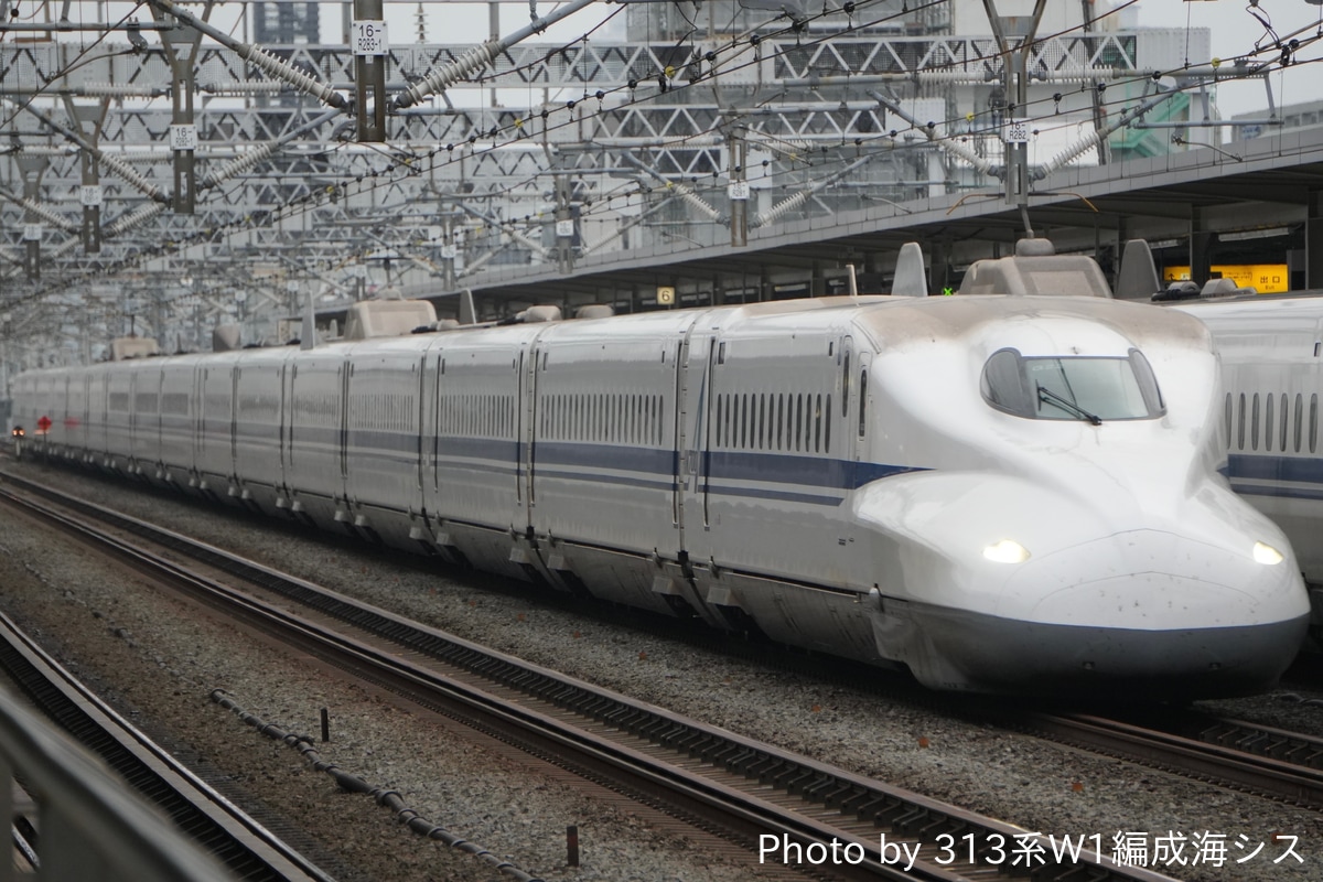 JR東海 鳥飼車両基地 N700A系 G22編成
