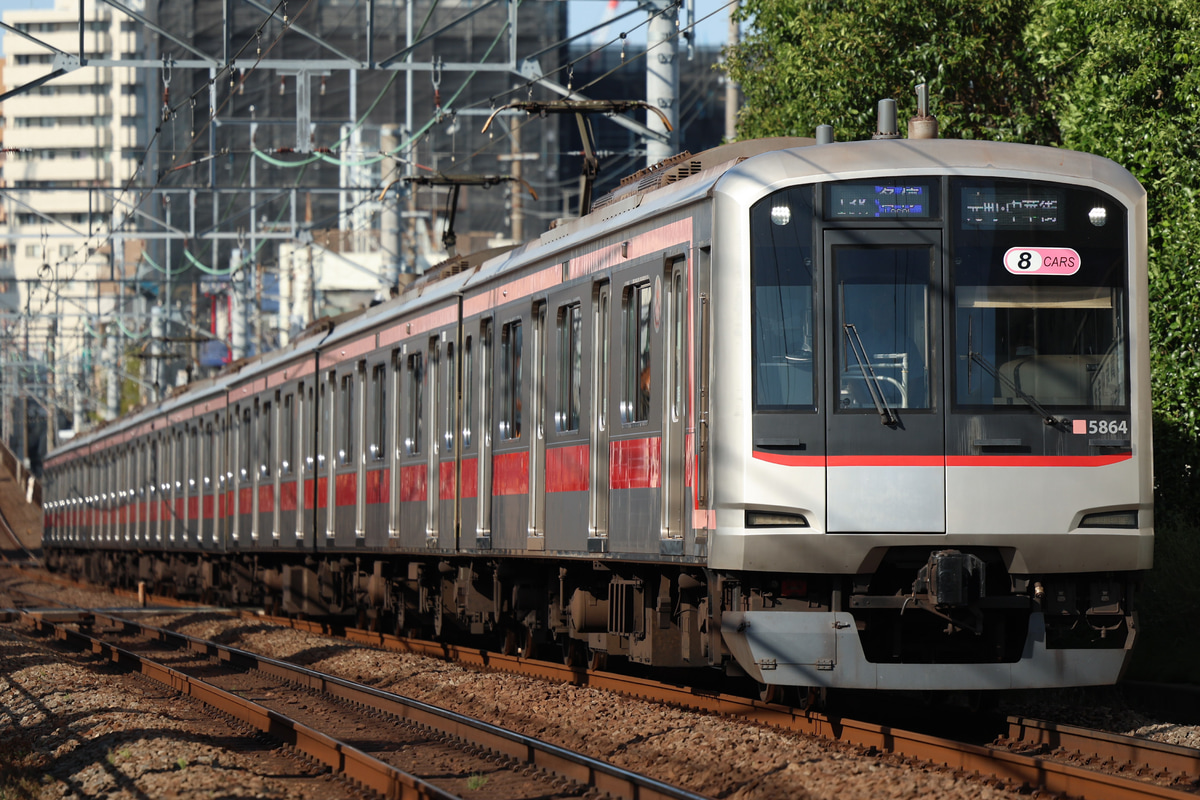 東急電鉄 元住吉検車区 5050系 5164F