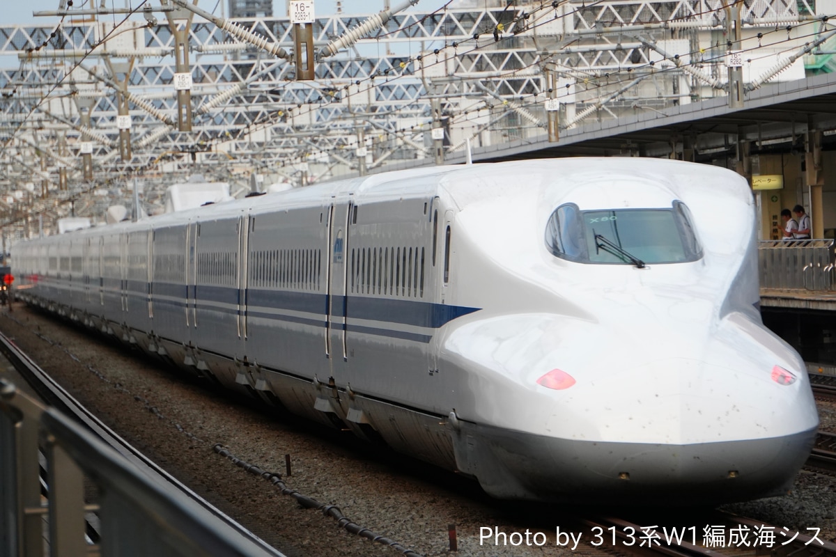 JR東海 鳥飼車両基地 N700A系 X80編成