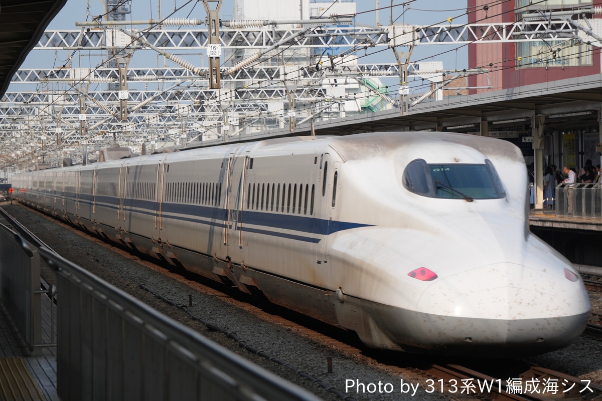 JR東海 鳥飼車両基地 N700A系 G14編成
