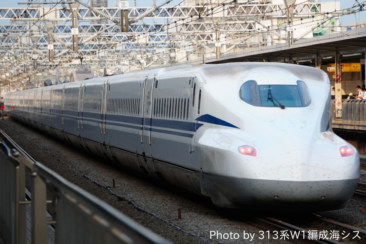 JR東海 鳥飼車両基地 N700S系 J18編成
