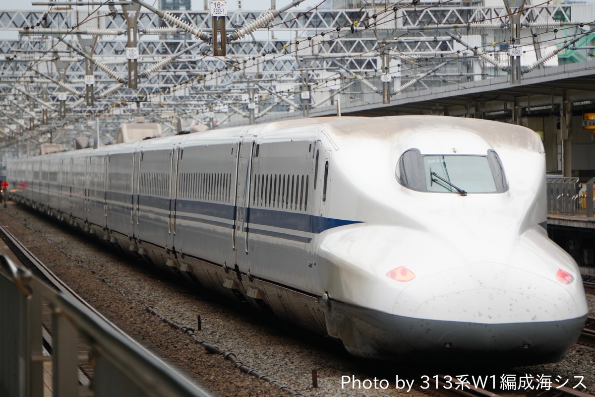JR東海 大井車両基地 N700A系 G15編成