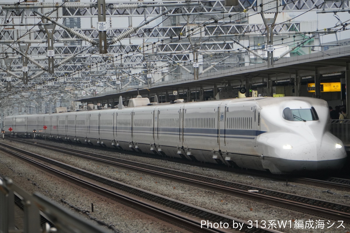 JR東海 鳥飼車両基地 N700A系 X66編成