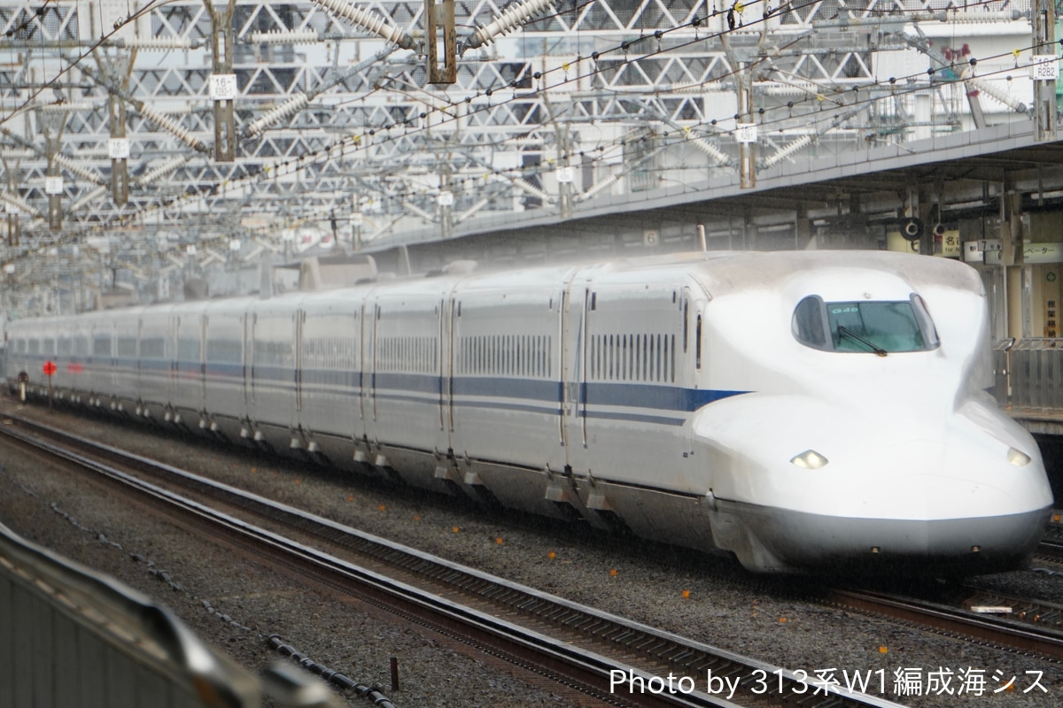 JR東海 鳥飼車両基地 N700A系 G48編成