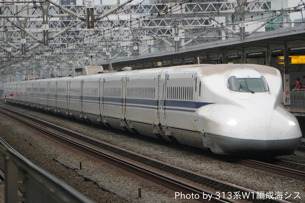 JR東海 鳥飼車両基地 N700A系 G32編成