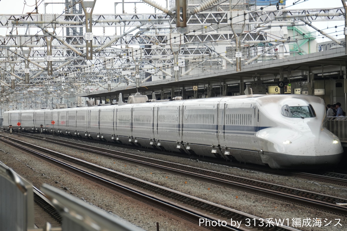 JR東海 鳥飼車両基地 N700A系 G46編成