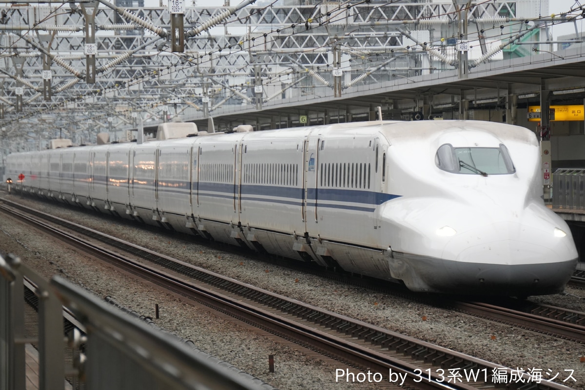 JR東海 鳥飼車両基地 N700A系 X68編成