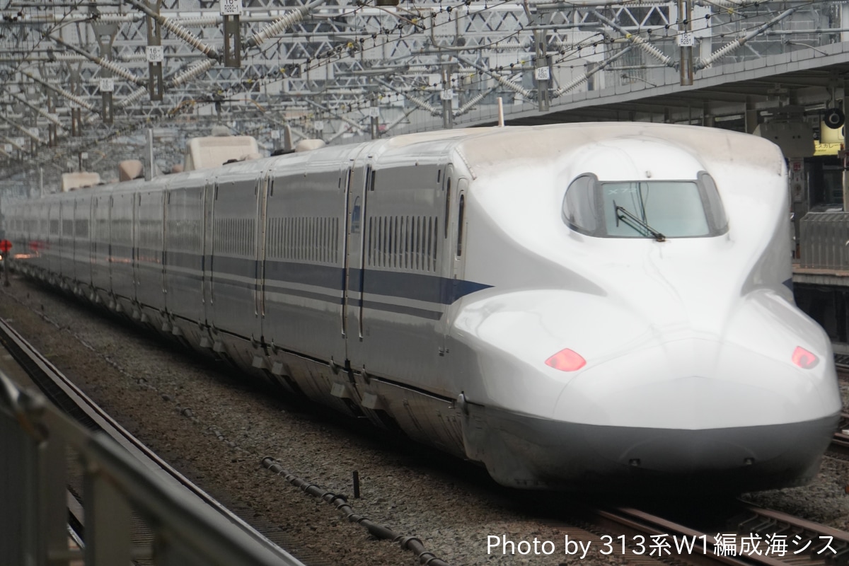 JR東海 鳥飼車両基地 N700A系 X72編成