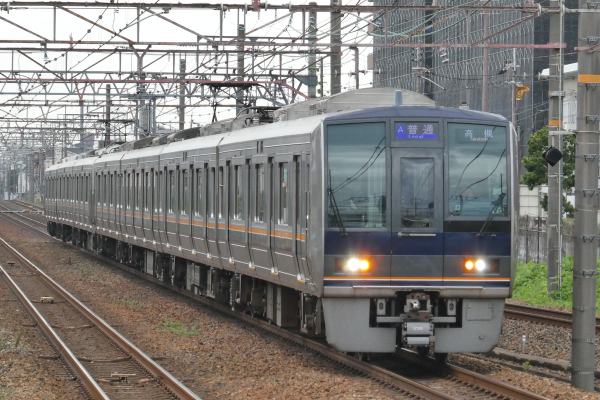 JR西日本 網干総合車両所明石支所 207系 H8編成