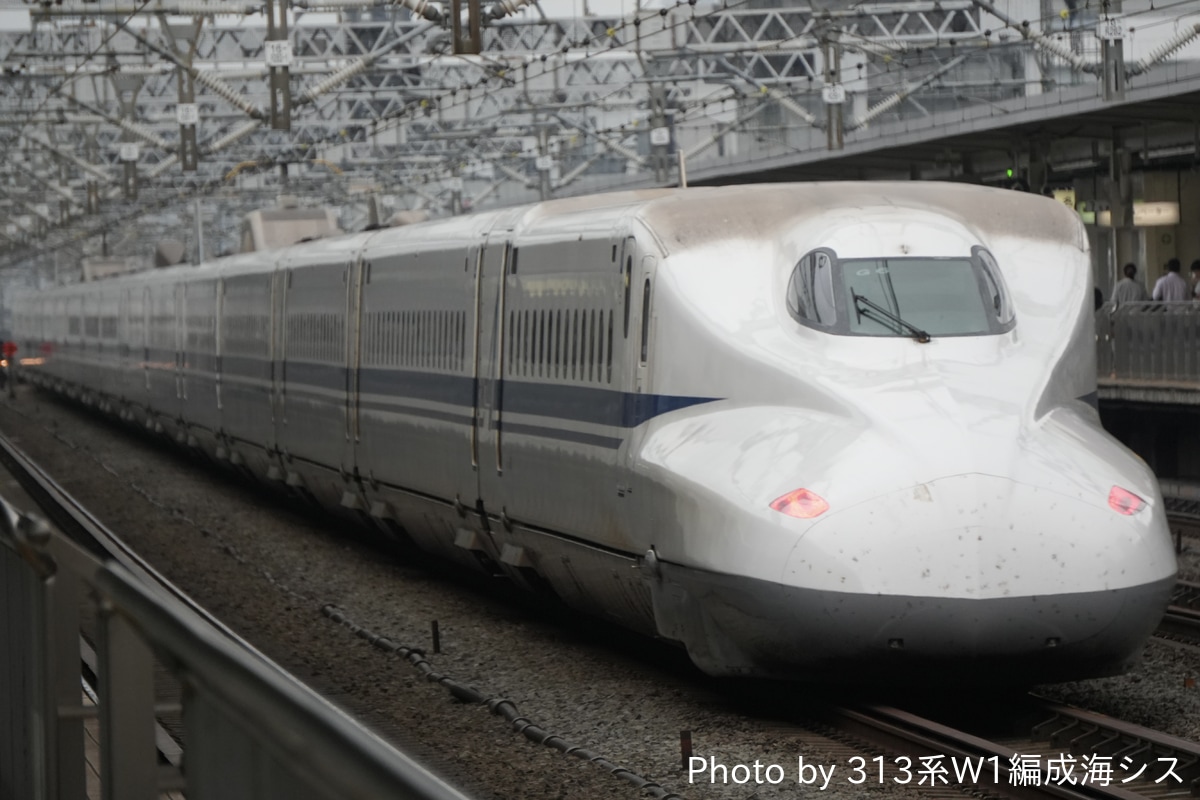 JR東海 鳥飼車両基地 N700A系 G6編成