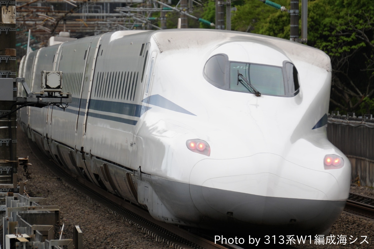 JR東海 鳥飼車両基地 N700S系 J12編成