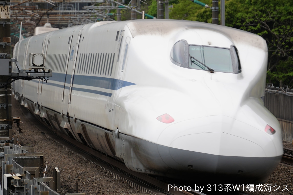 JR東海 大井車両基地 N700A系 X53編成
