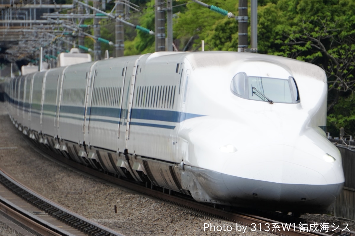 JR東海 鳥飼車両基地 N700A系 G4編成
