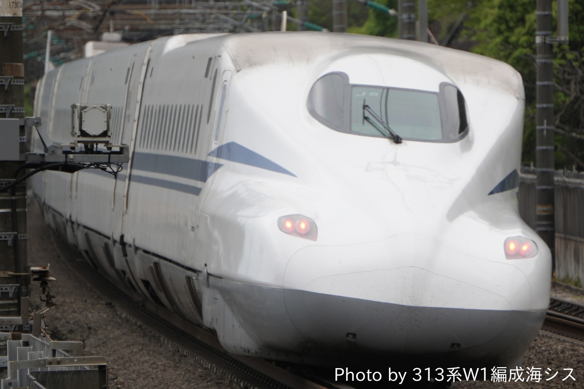 JR東海 鳥飼車両基地 N700S系 J8編成