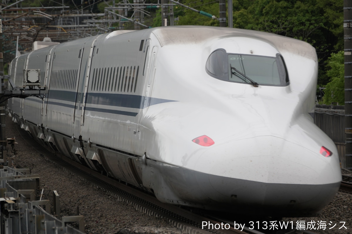 JR東海 鳥飼車両基地 N700A系 G10編成