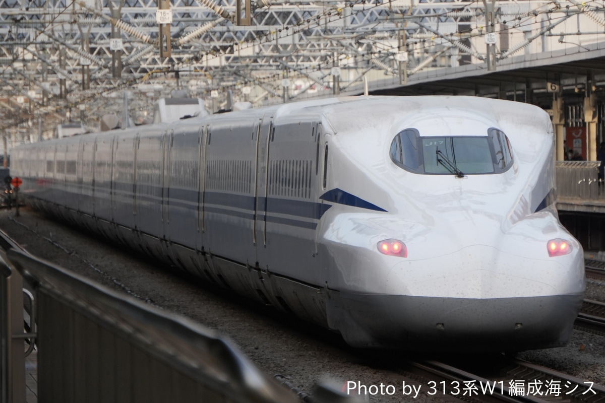 JR東海 大井車両基地 N700S系 J17編成