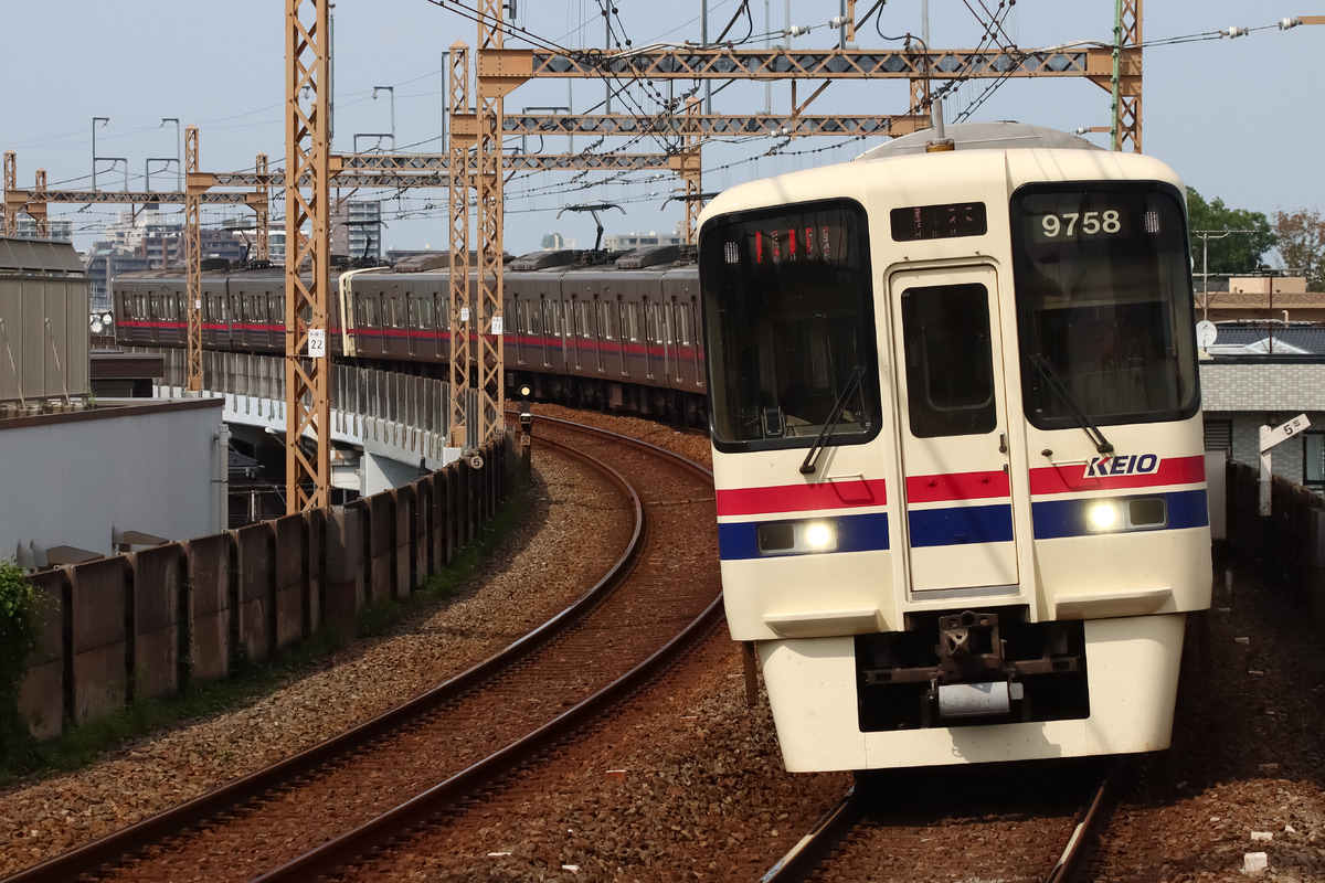 京王電鉄 若葉台検車区 9000系 9708f