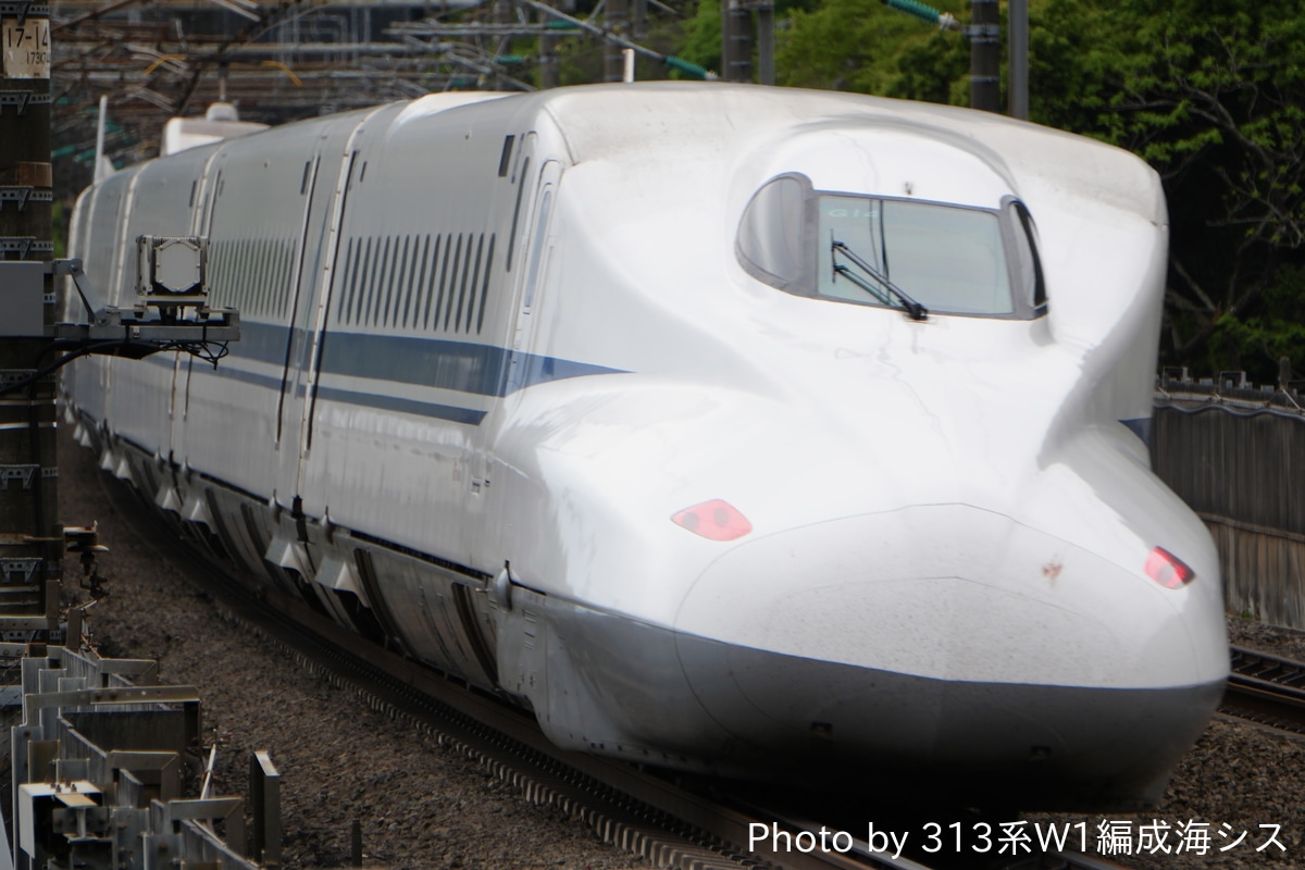 JR東海 鳥飼車両基地 N700A系 G14編成