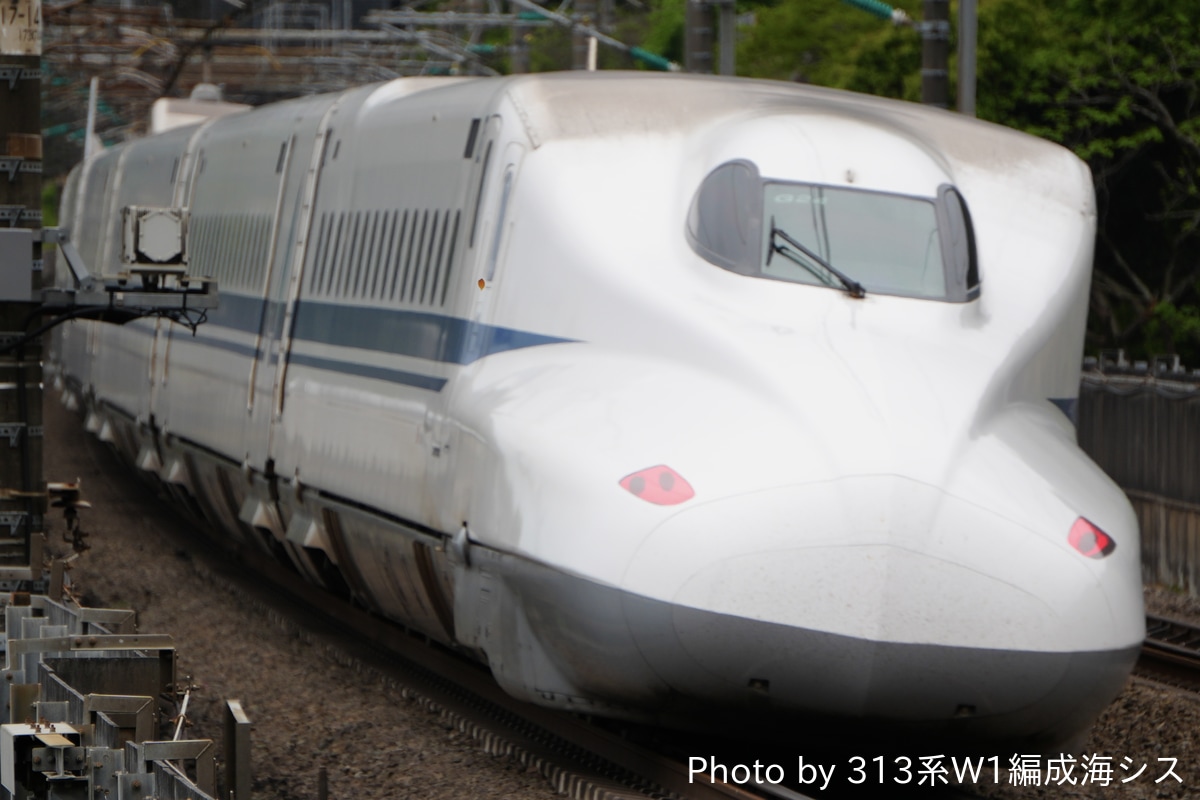 JR東海 鳥飼車両基地 N700A系 G24編成