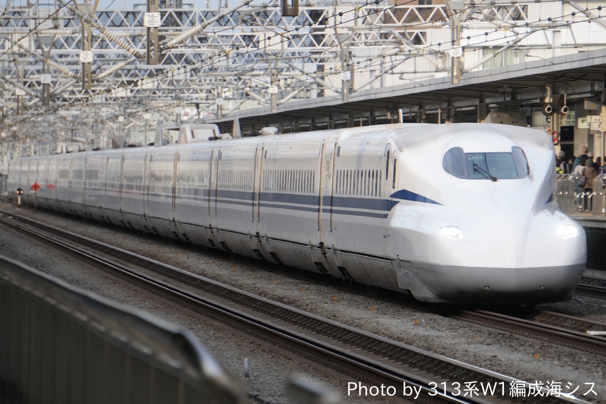 JR東海 大井車両基地 N700S系 J55編成