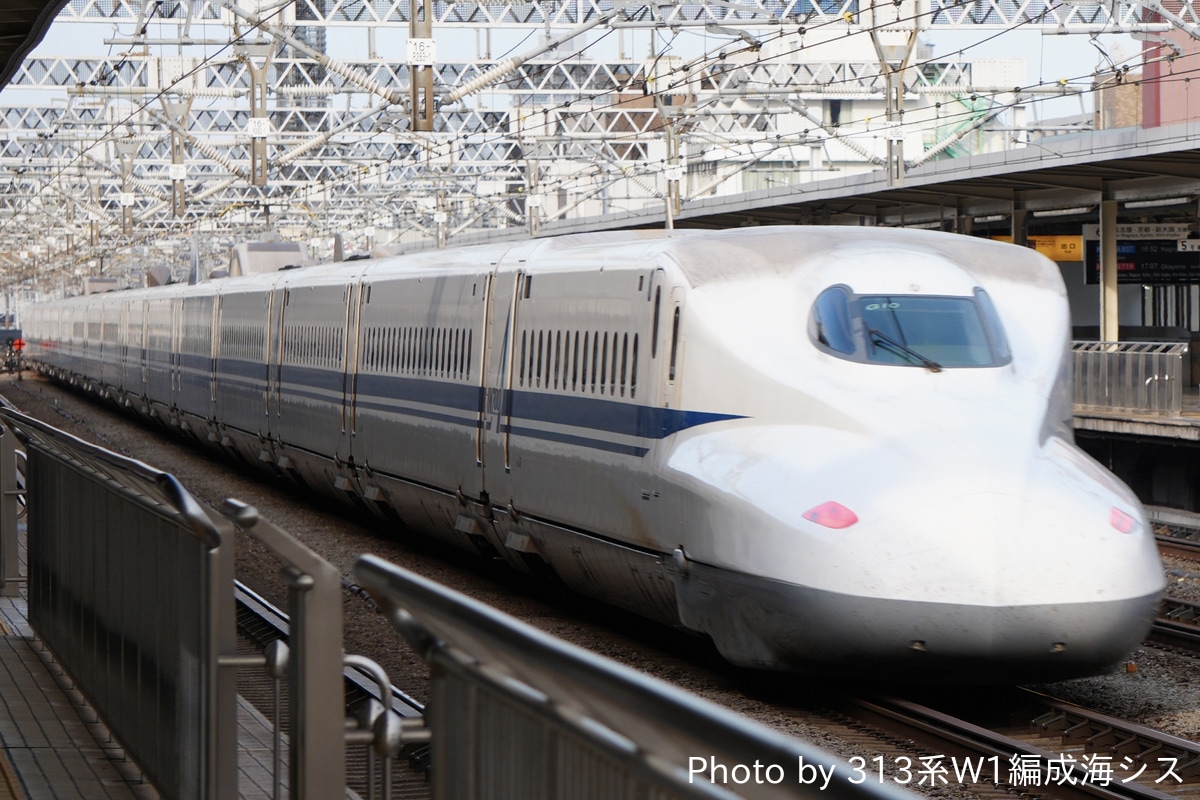 JR東海 鳥飼車両基地 N700A系 G10編成