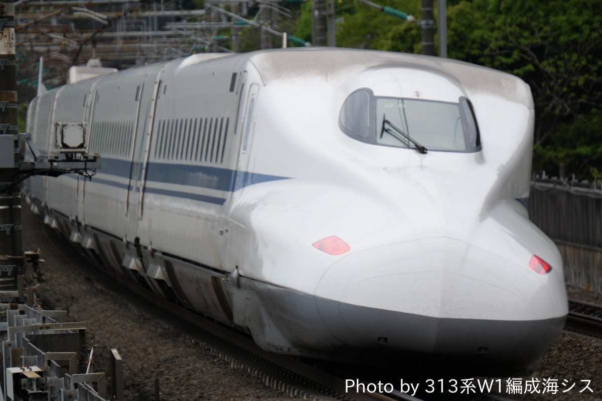 JR東海 鳥飼車両基地 N700A系 G8編成