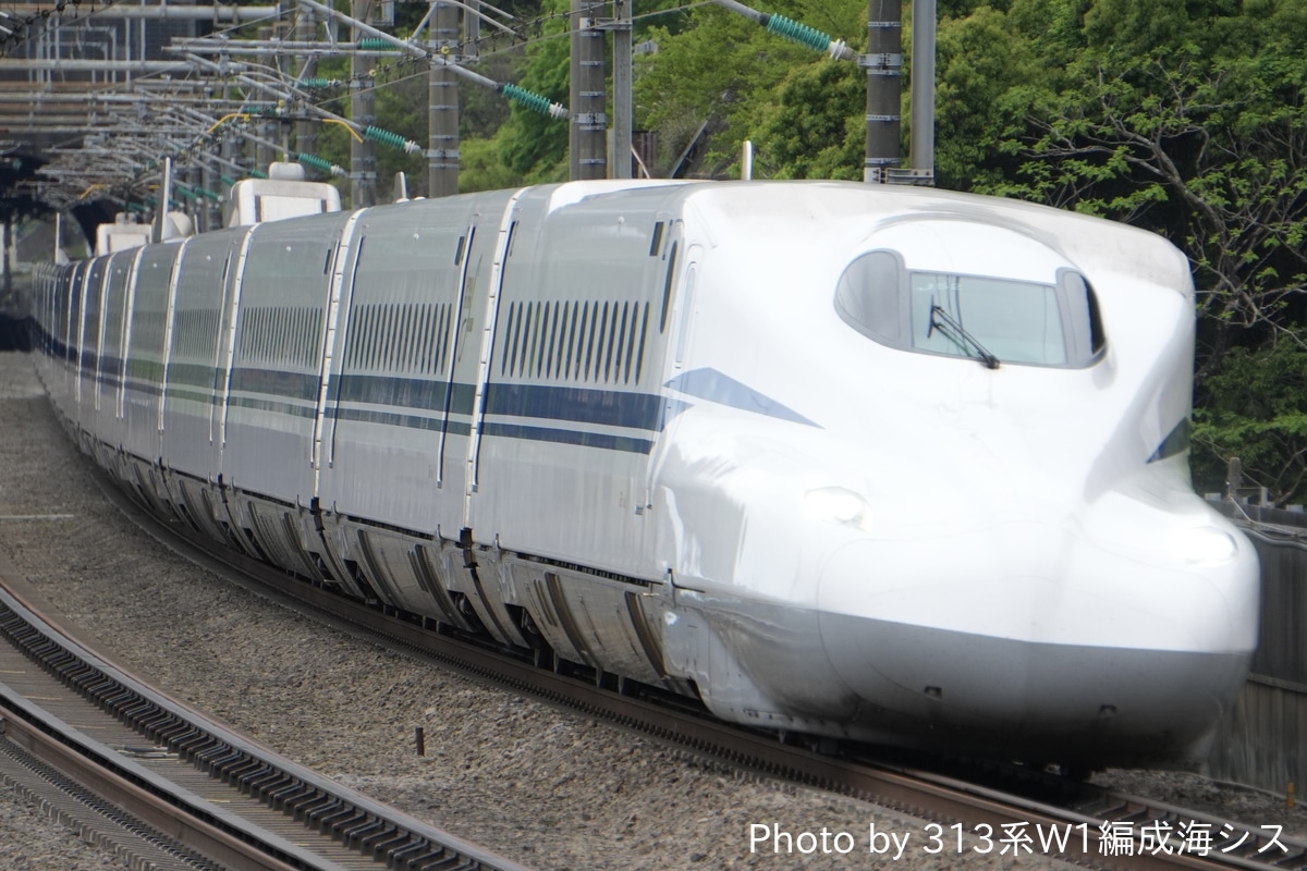 JR東海 鳥飼車両基地 N700S系 J52編成