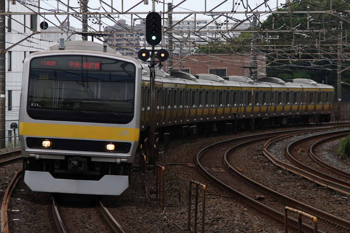 JR東日本 三鷹車両センター E231系 ミツB14編成