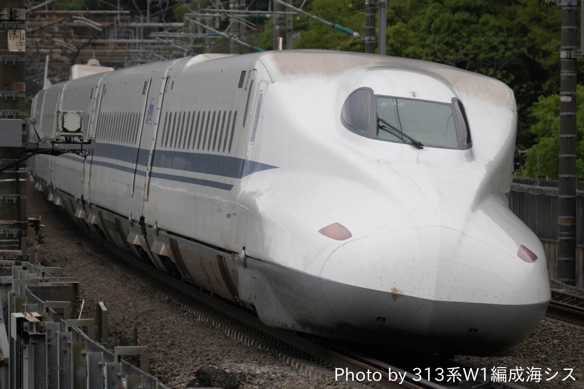 JR東海 鳥飼車両基地 N700A系 X74編成
