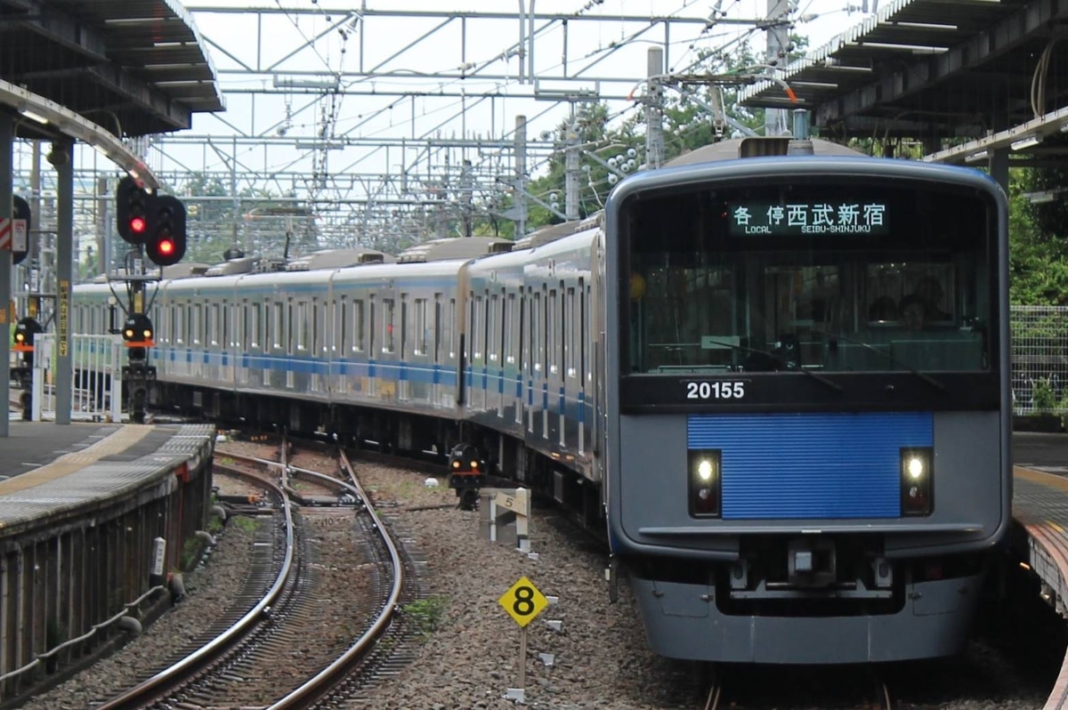 西武鉄道 南入曽車両基地 20000系 20155F