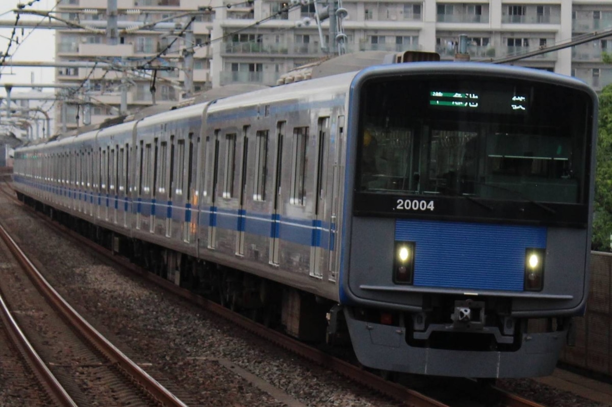西武鉄道 武蔵丘車両基地 20000系 20104F