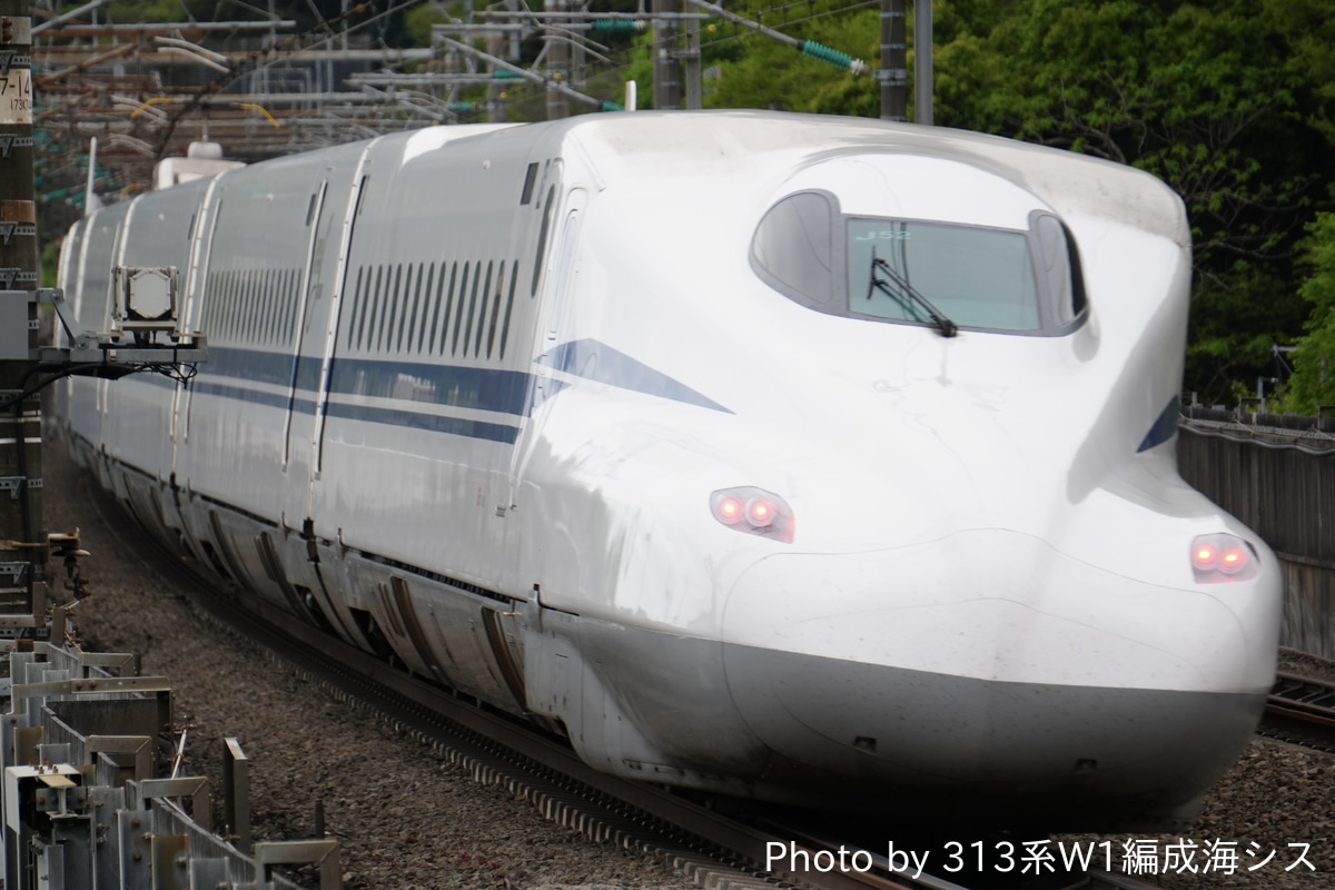 JR東海 鳥飼車両基地 N700S系 J52編成